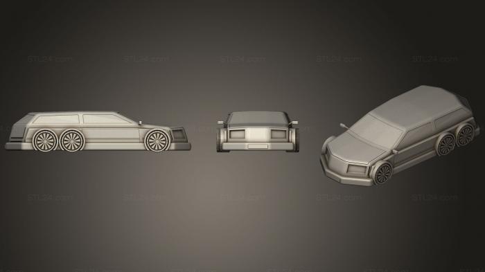 Vehicles (Generic Truck 4, CARS_0195) 3D models for cnc